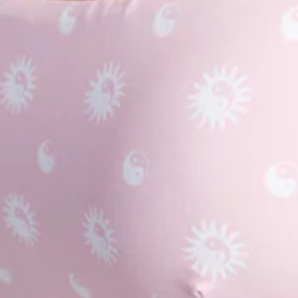 RVCA Balance Act Pink /White Ying Yang Print Bralette Bikini Top. Size: S. NWT - Picture 9 of 11